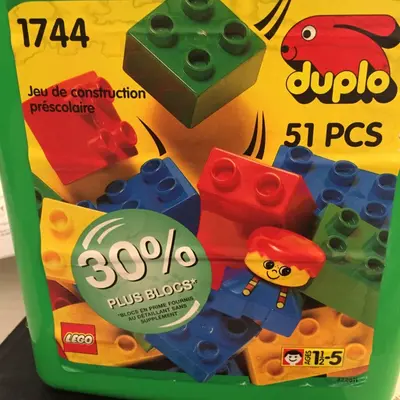 LEGO DUPLO 1744 Medium Bucket set