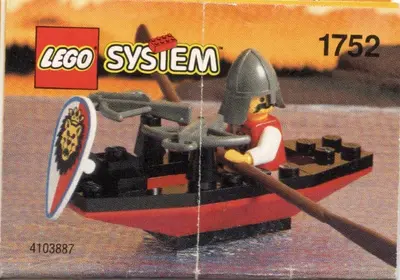 LEGO Castle 1752 Boat with Armor set