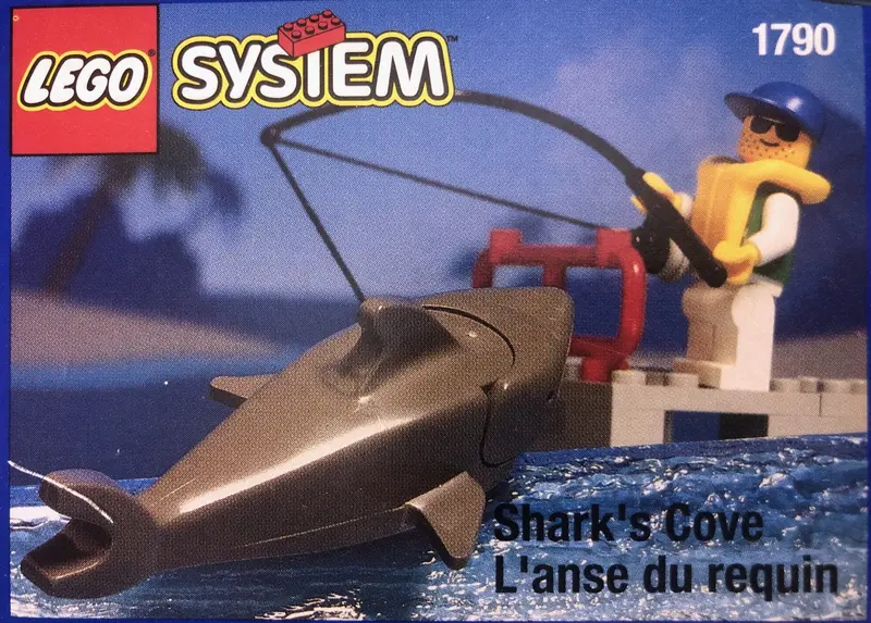 LEGO Town 1790 Shark Fisherman set