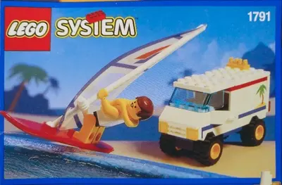 LEGO Town 1791 Windsurfer & Van set