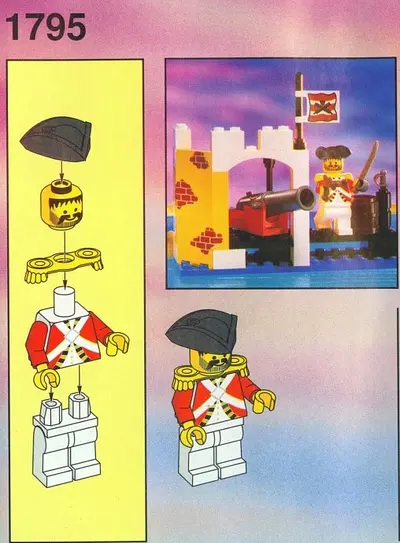 LEGO Pirates 1795 Imperial Cannon set
