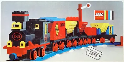 LEGO Trains 180 4.5V Train with 5 Wagons set