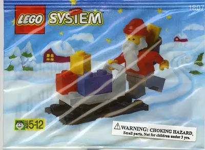 LEGO Town 1807 Santa Claus and Sleigh set