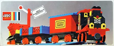 LEGO Trains 181 Train Set with Motor, Signals and Shunting Switch set