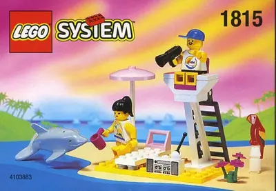 LEGO Town 1815 Paradisa Lifeguard set