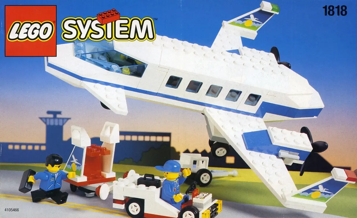 LEGO Town 1818 Aircraft and Ground Support Equipment and Vehicle. set