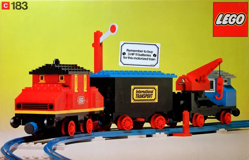 LEGO Trains 183 Train Set with Motor and Signal set