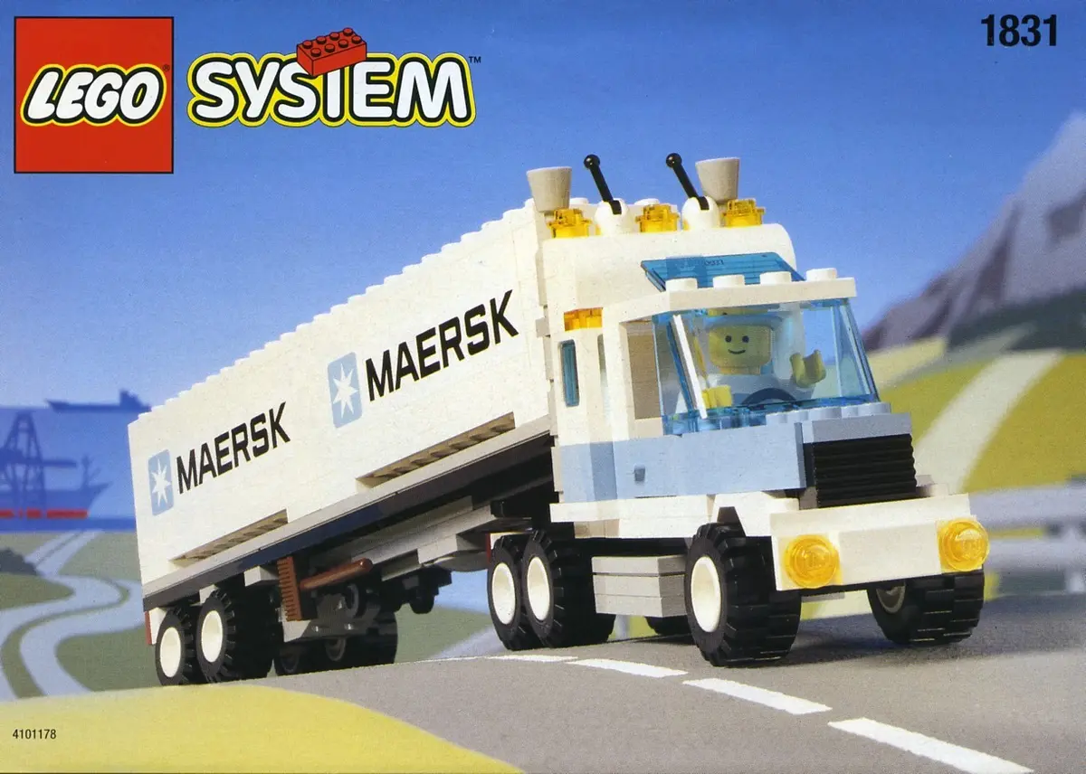 LEGO Town 1831 Maersk Line Container Lorry set
