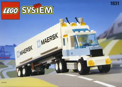 LEGO Town 1831 Maersk Line Container Lorry set