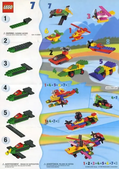LEGO Classic 1841 Aeroplane set, image 2