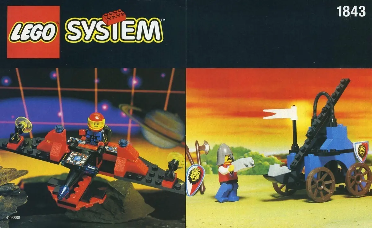 LEGO Space 1843 Spacecraft set, image 3