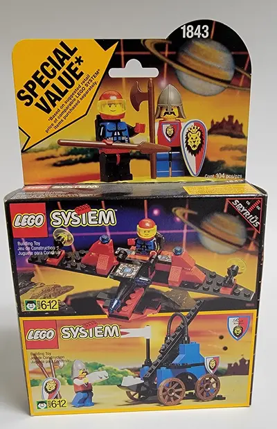 LEGO Castle 1843 Catapult set