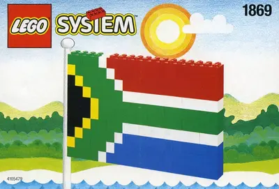 LEGO Basic 1869 South African Flag set