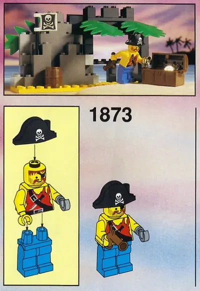 LEGO Pirates 1873 Pirates Treasure set