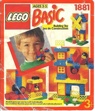 LEGO Basic 1881 Play Bucket of Bricks, 3+ set