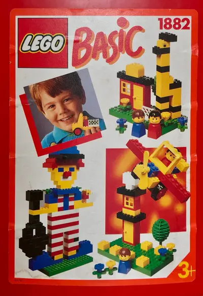 LEGO Basic 1882 Large Play Bucket, 3+ set
