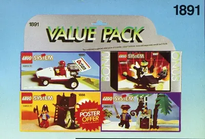 LEGO Assorted 1891 Four Set Value Pack set