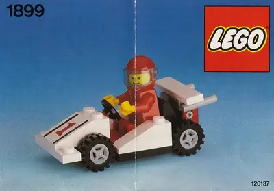 LEGO Town 1899 Race Car Number 1. set