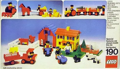LEGO Building Set with People 190 Farm Set set