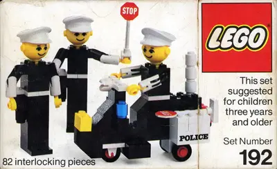 LEGO Building Set with People 192 Policemen set