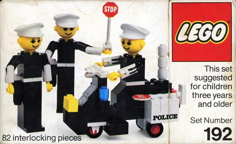 LEGO Building Set with People 192 Policemen set