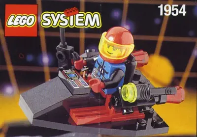 LEGO Space 1954 Surveillance Scooter set