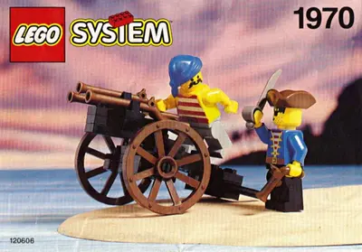 LEGO Pirates 1970 Pirates Gun Cart set