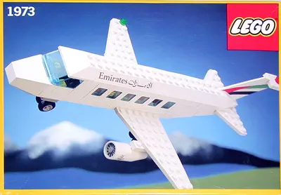 LEGO Town 1973 Emirates Airliner set