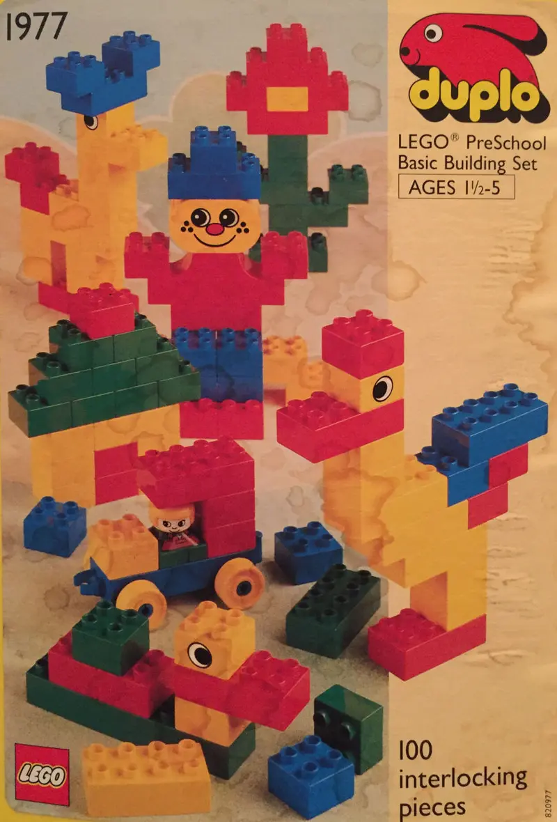 LEGO DUPLO 1977 Pre-School Building Set (XL) set