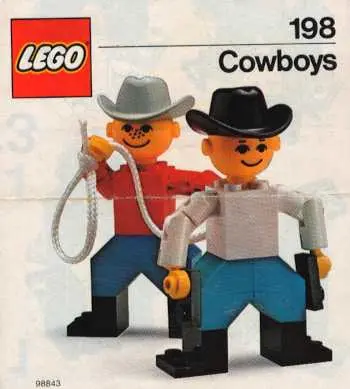 LEGO Building Set with People 198 Cowboys set