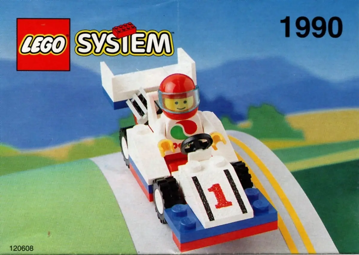 LEGO Town 1990 Octan F1 Race Car set