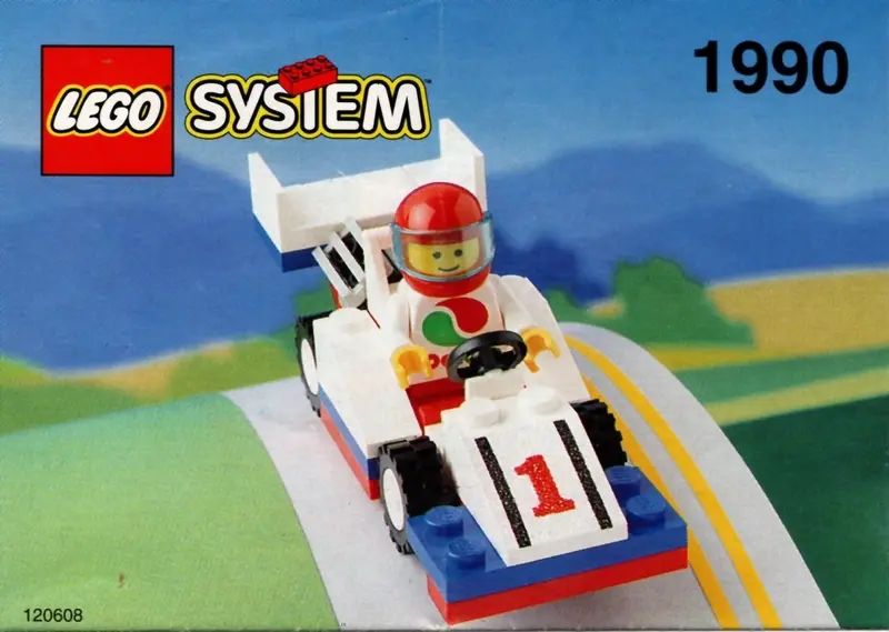 LEGO Town 1990 Octan F1 Race Car set