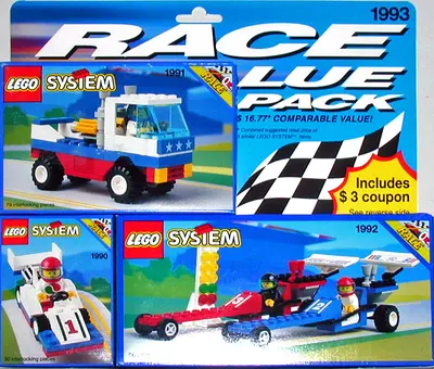 LEGO Town 1993 Race Value Pack set