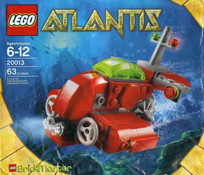 LEGO Atlantis 20013 Neptune Microsub set