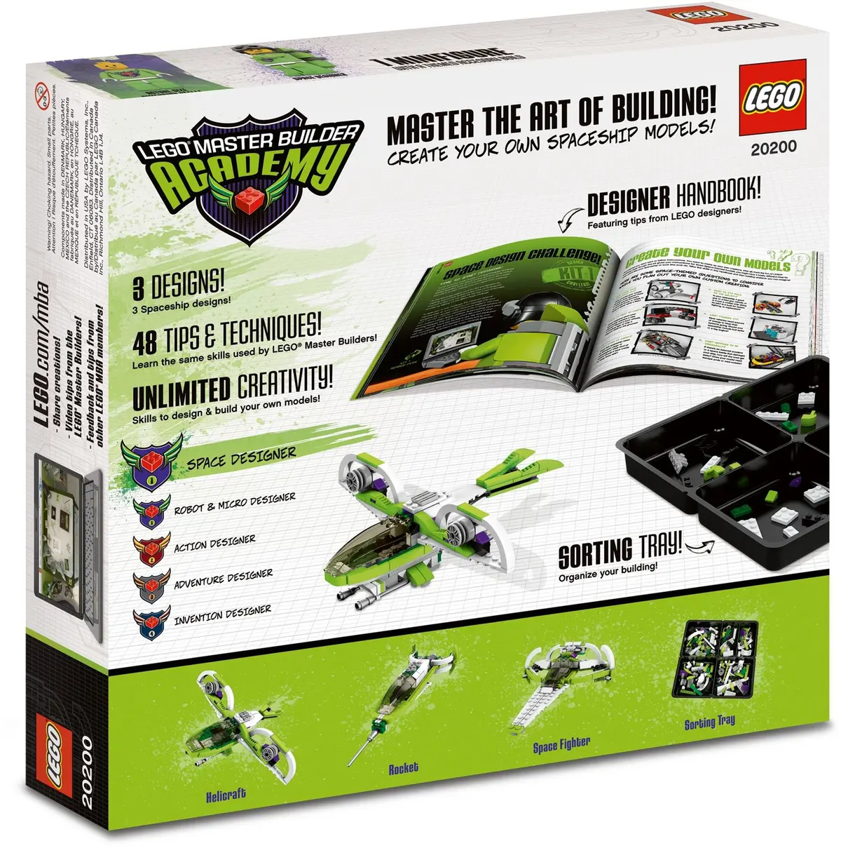LEGO Master Builder Academy 20200 Space Designer set, image 7