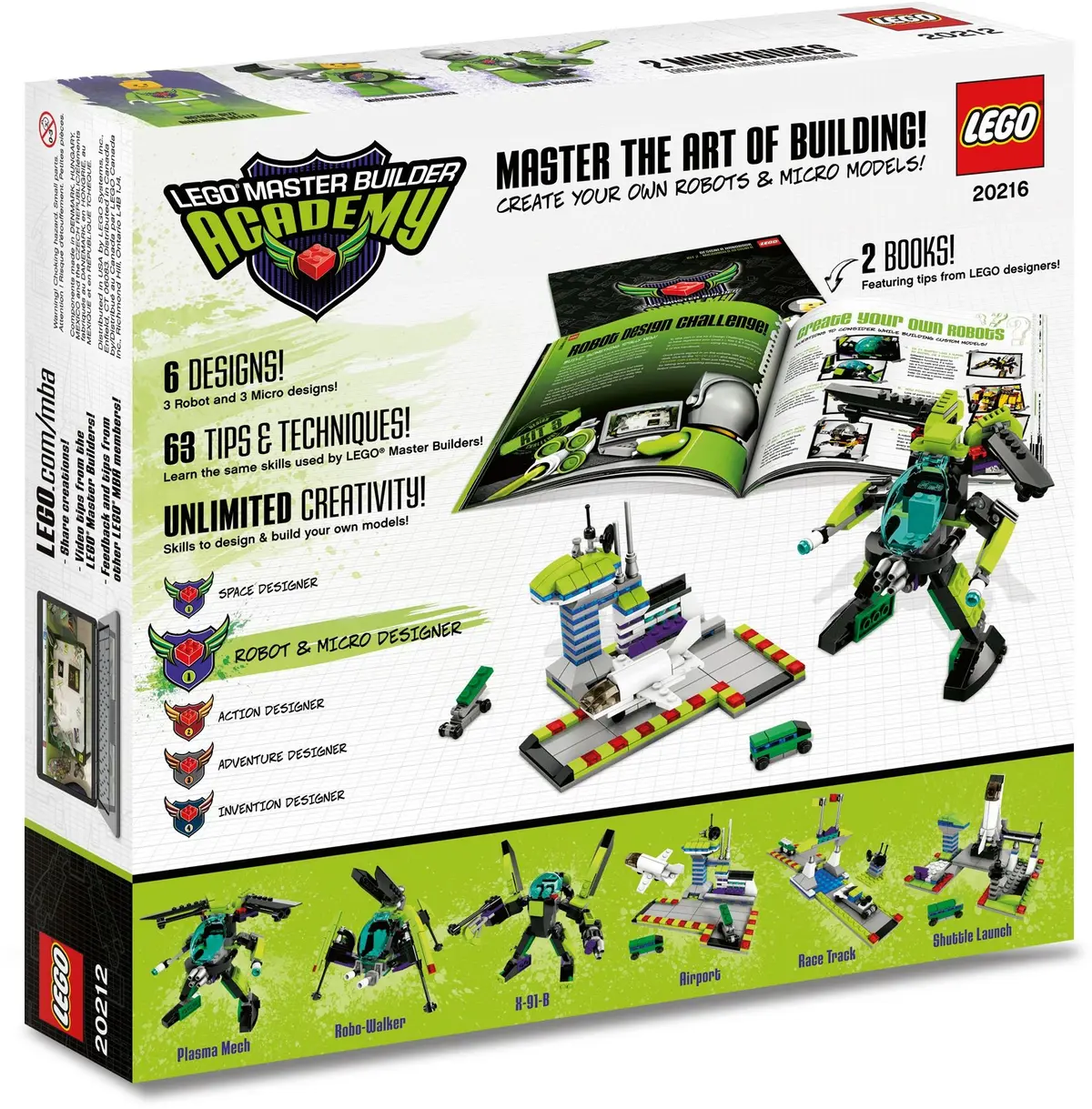 LEGO Master Builder Academy 20216 Robot & Micro Designer set, image 3