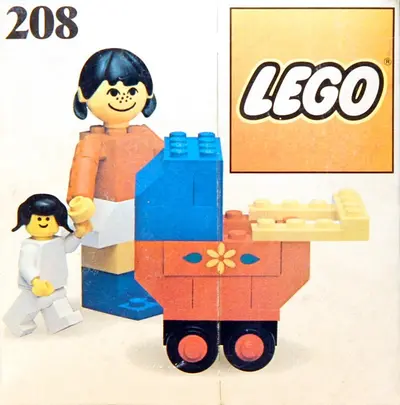 LEGO Building Set with People 208 Mother with baby set