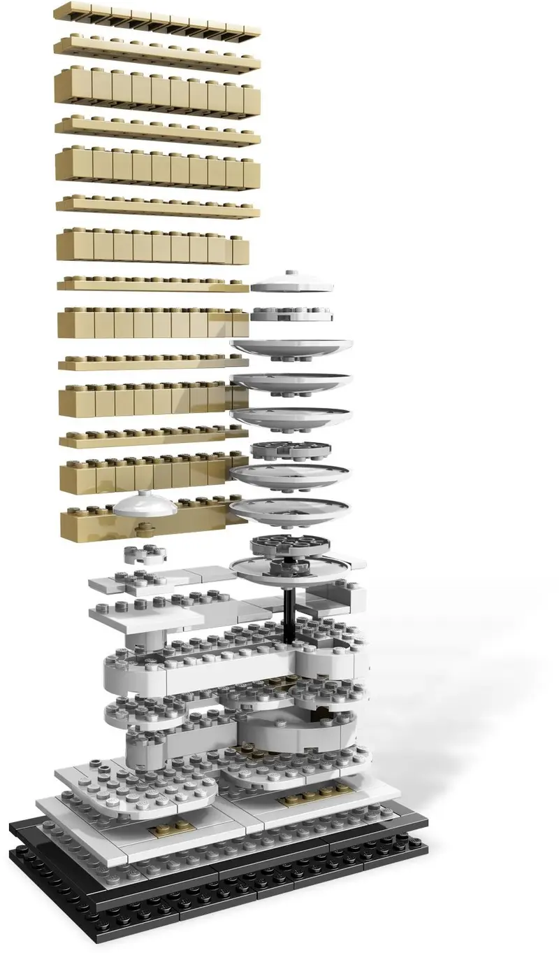 LEGO Architecture 21004 Solomon Guggenheim Museum set, image 6