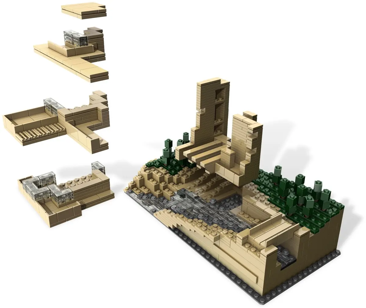 LEGO Architecture 21005 Fallingwater set, image 8