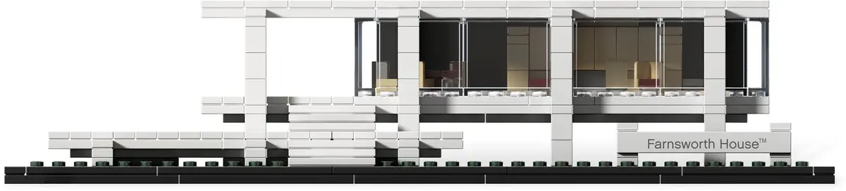 LEGO Architecture 21009 Farnsworth House set, image 9