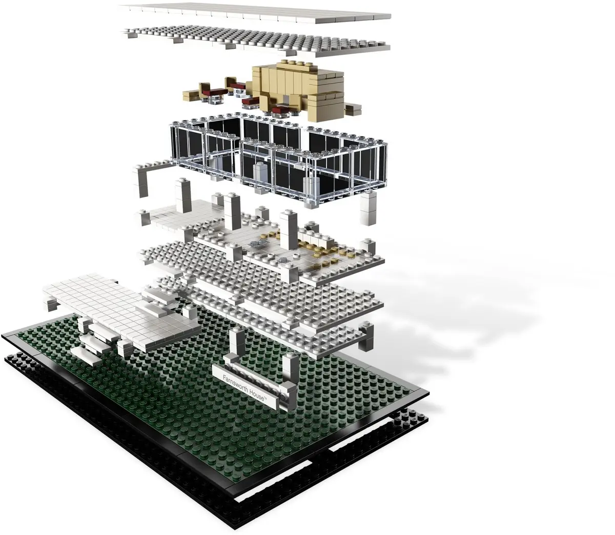 LEGO Architecture 21009 Farnsworth House set, image 10