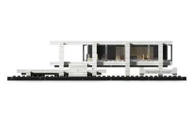 LEGO Architecture 21009 Farnsworth House set, image 6