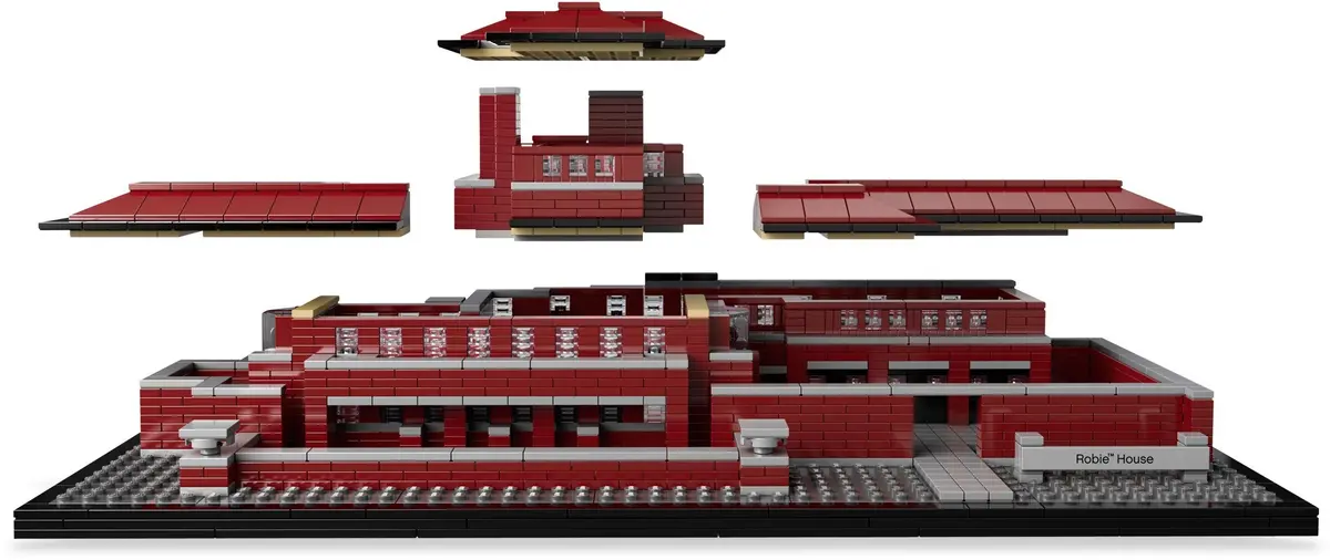 LEGO Architecture 21010 Robie House set, image 12