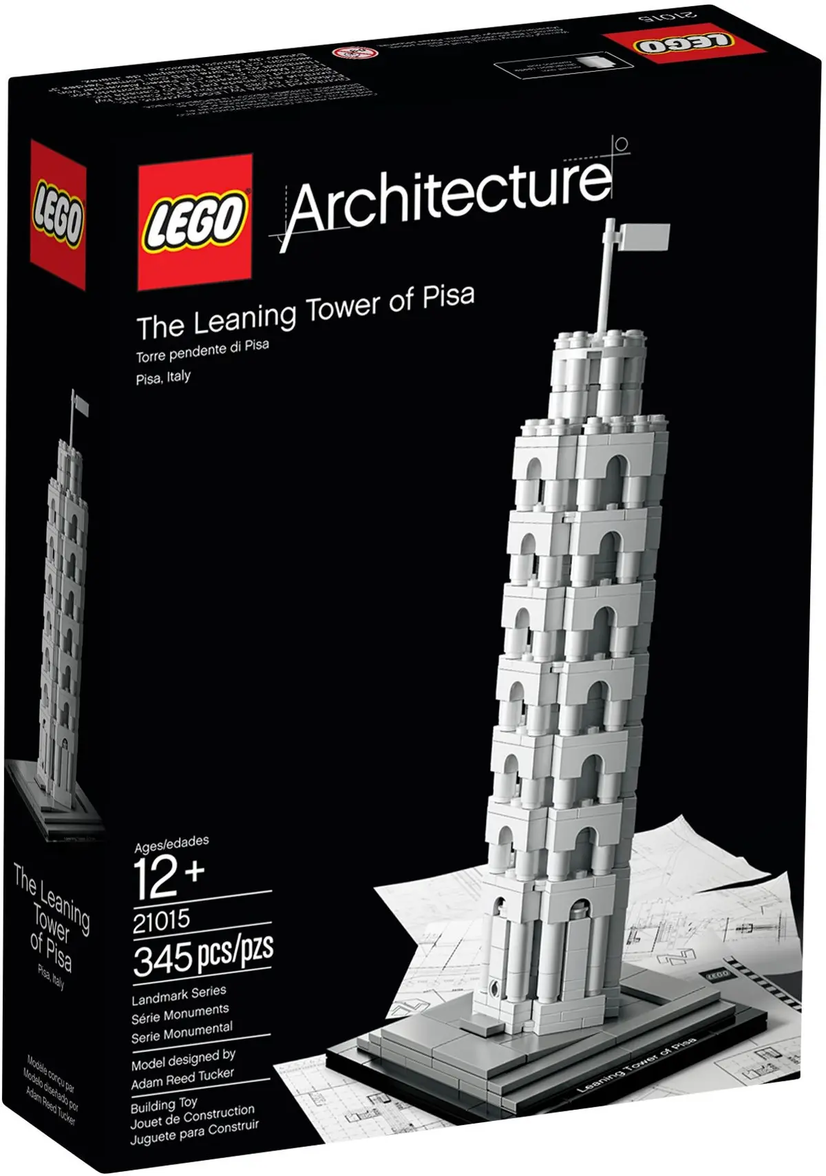 LEGO Architecture 21015 The Leaning Tower of Pisa set, image 2