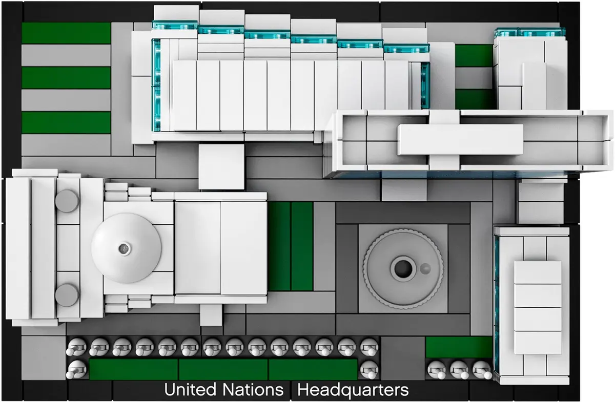 LEGO Architecture 21018 United Nations Headquarters set, image 4
