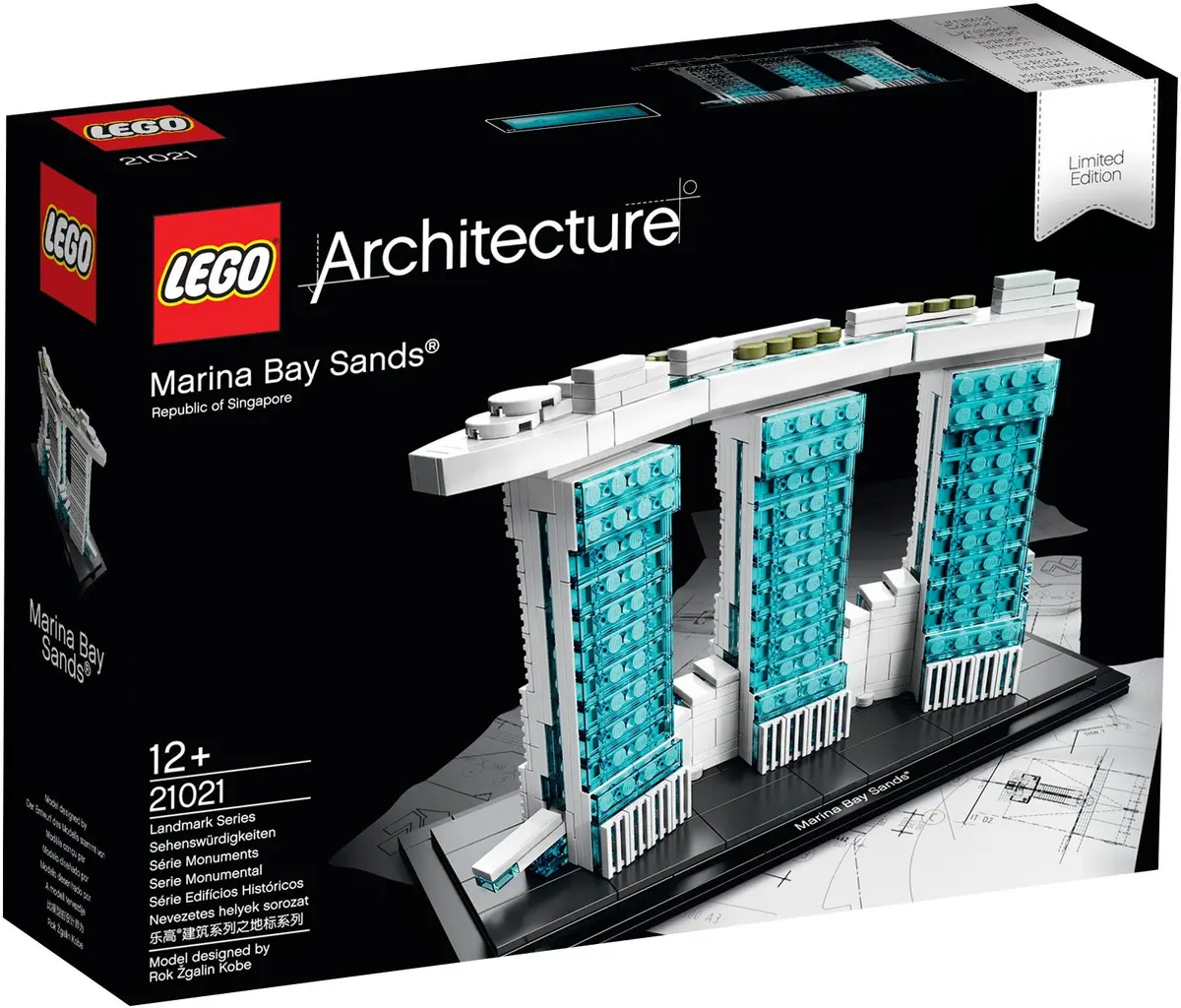 LEGO Architecture 21021 Marina Bay Sands set, image 2
