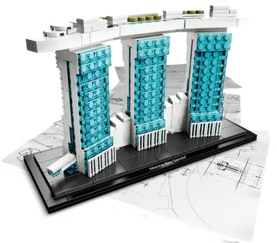 LEGO Architecture 21021 Marina Bay Sands set