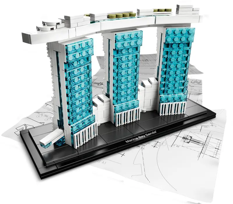 LEGO Architecture 21021 Marina Bay Sands set