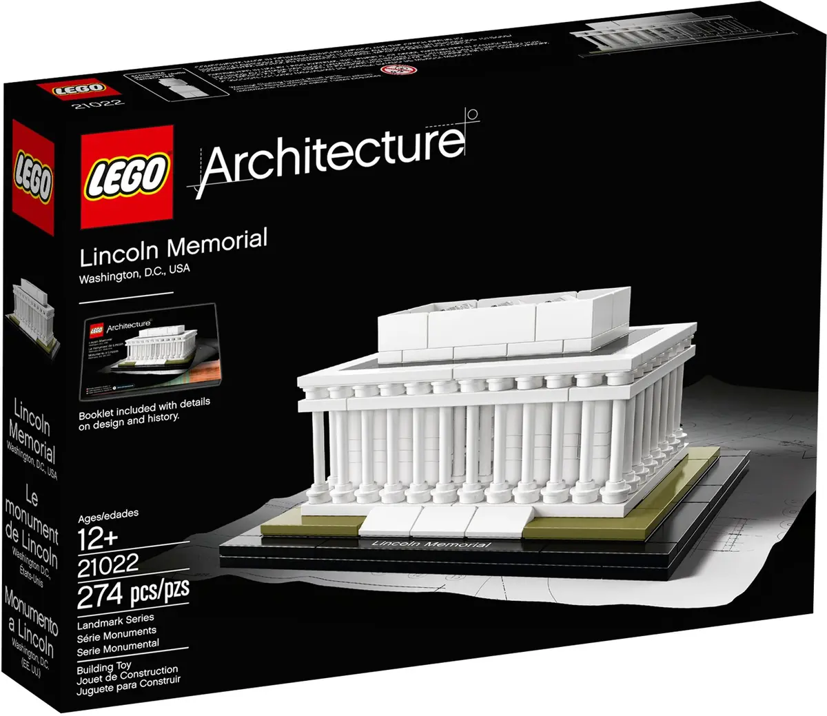 LEGO Architecture 21022 Lincoln Memorial set, image 2