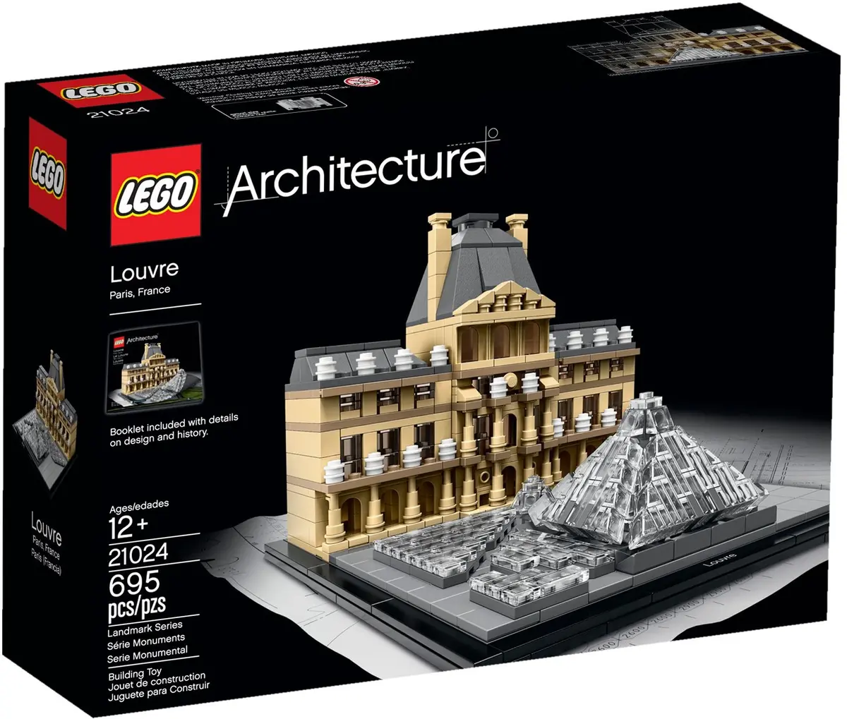 LEGO Architecture 21024 Louvre set, image 2